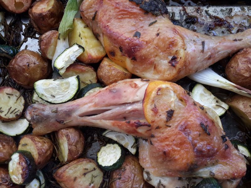 Zitronen-Salbei-Huhn