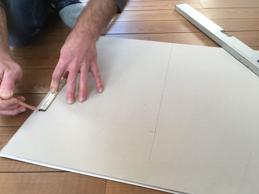 Kartonvorlage für Innenmaße
