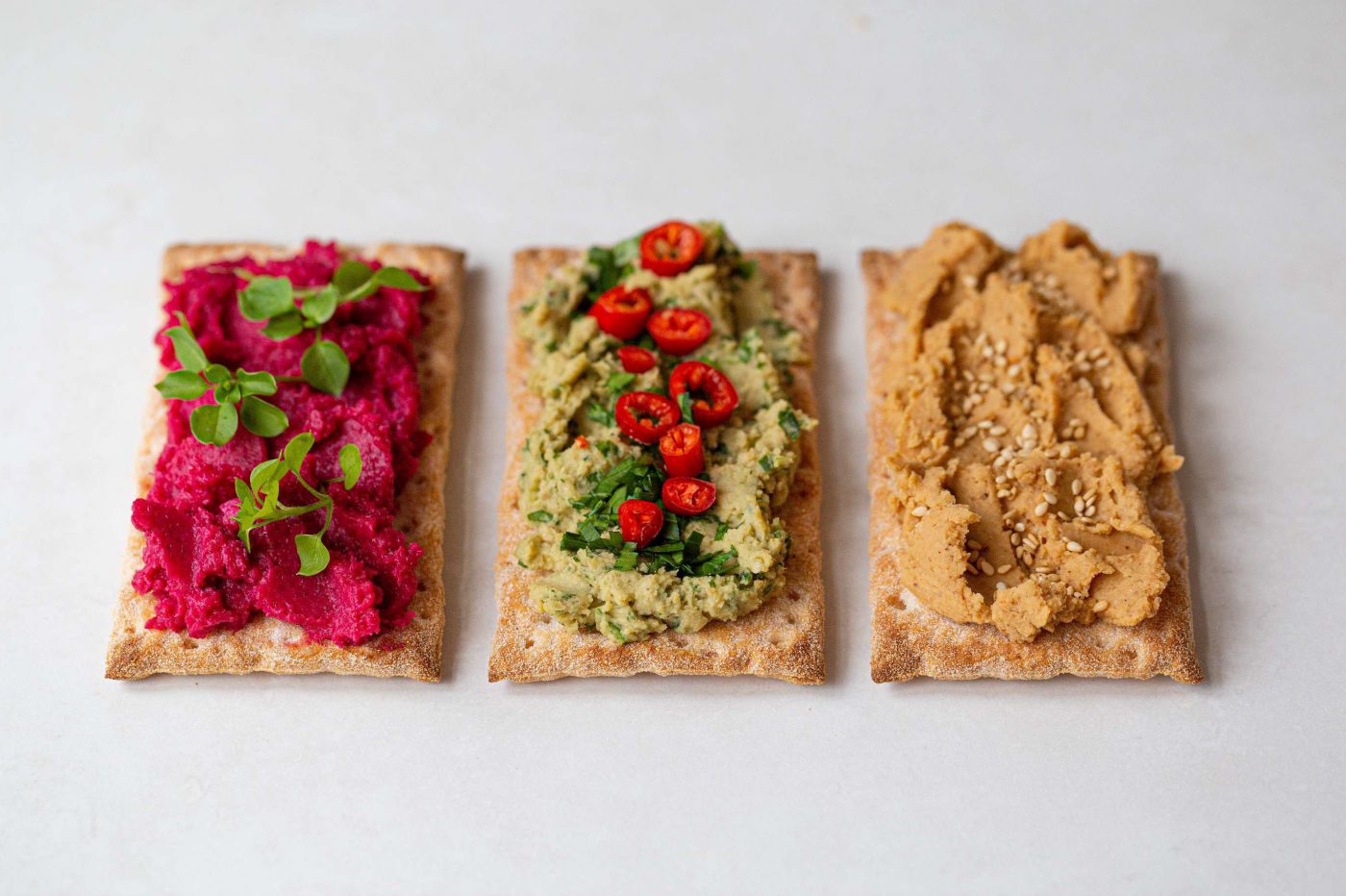 3 x Hummus