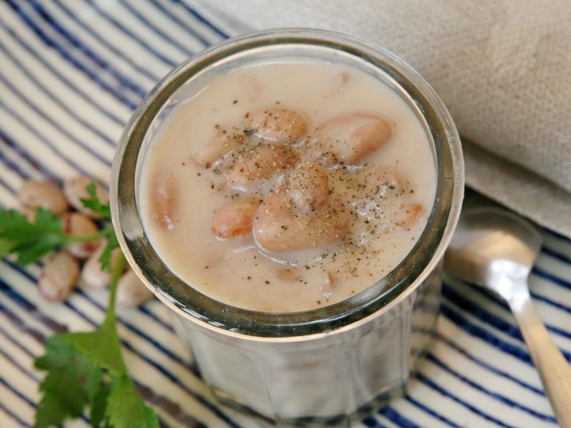 Rahmbohnensuppe