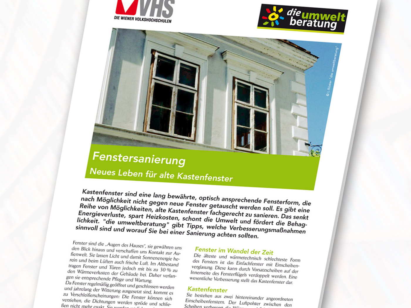 infoblatt "fenstersanierung"