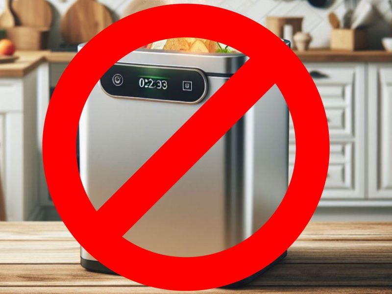 elektrische Kompostiergeräte: nicht empfehlenswert!