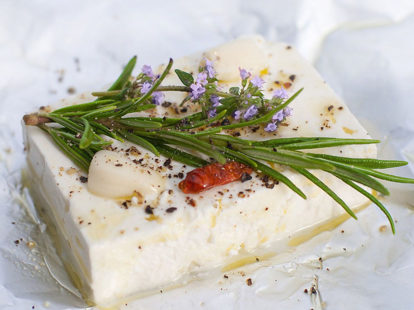 Gegrillter Schafkäse