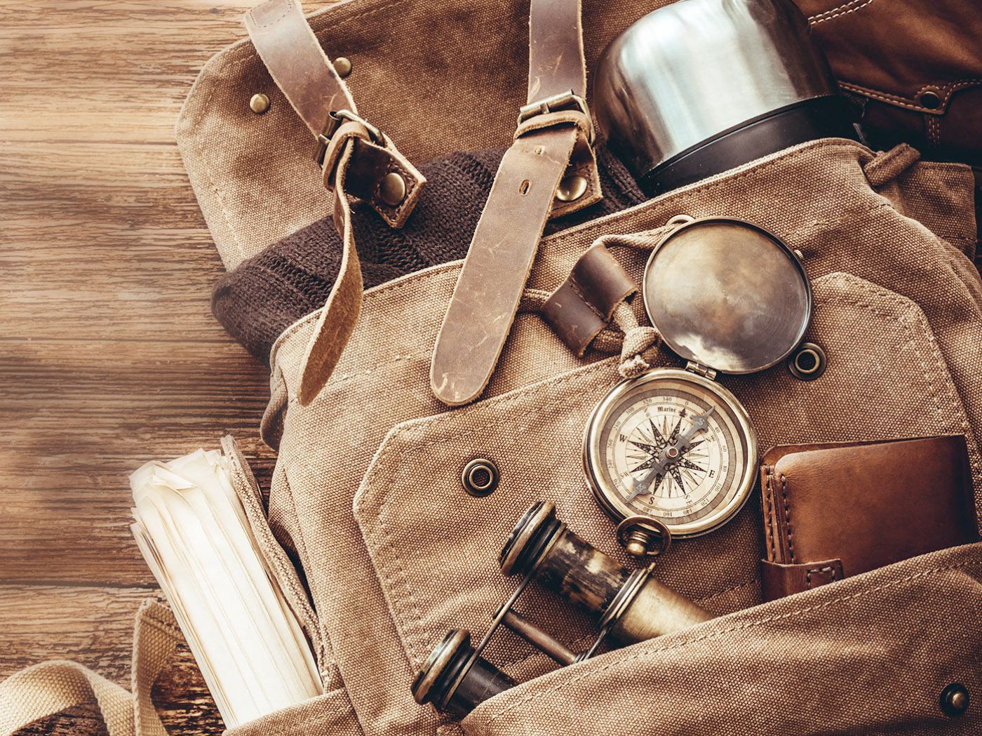 Urlaub einmal anders: mit Rucksack und Kompass