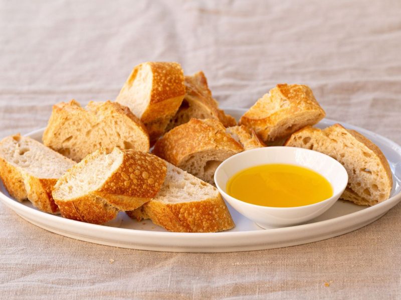 Baguette mit Leinöl
