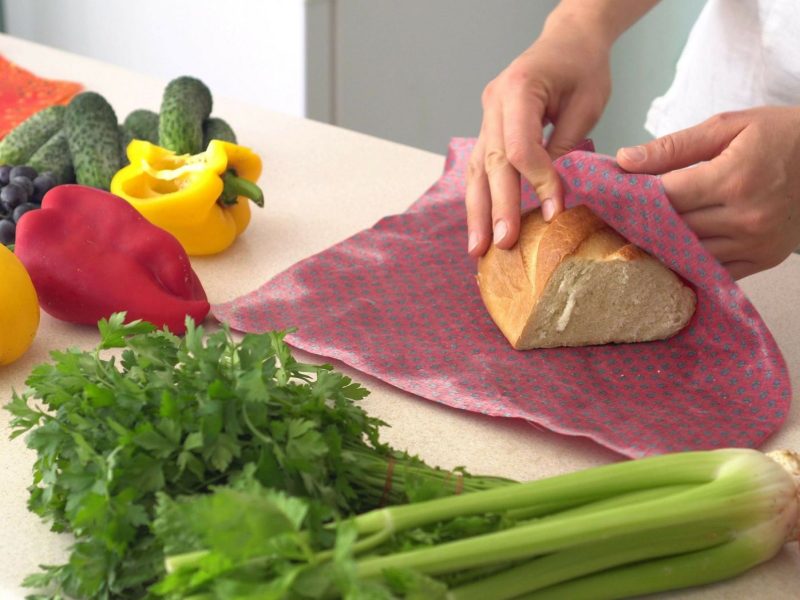 Brot im Bienenwachstuch