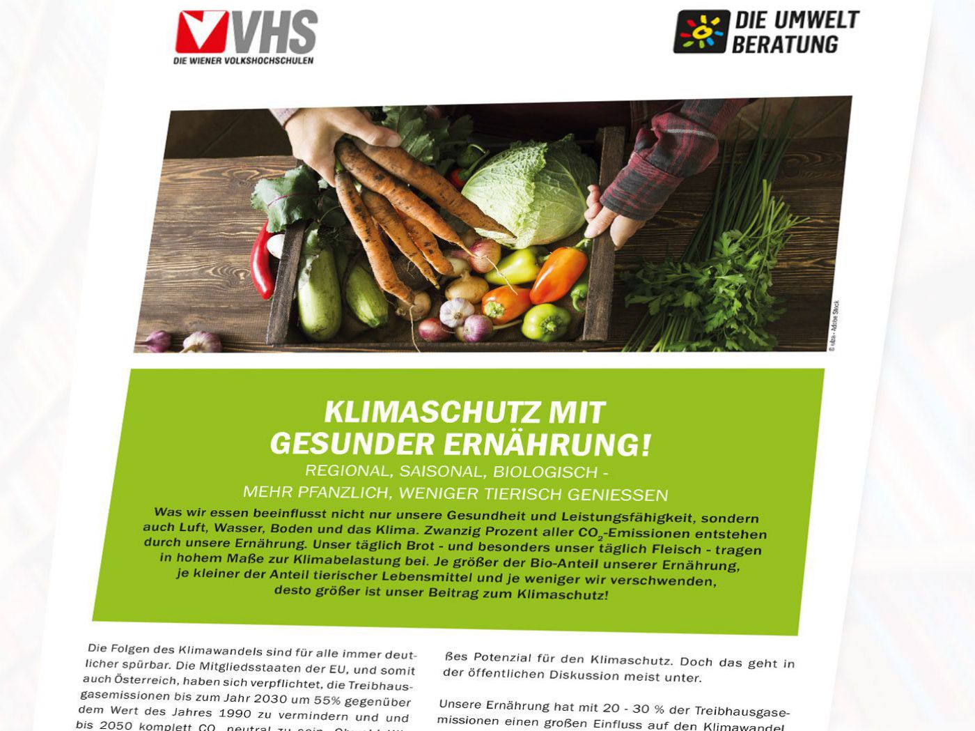 Appetit auf Klimaschutz
