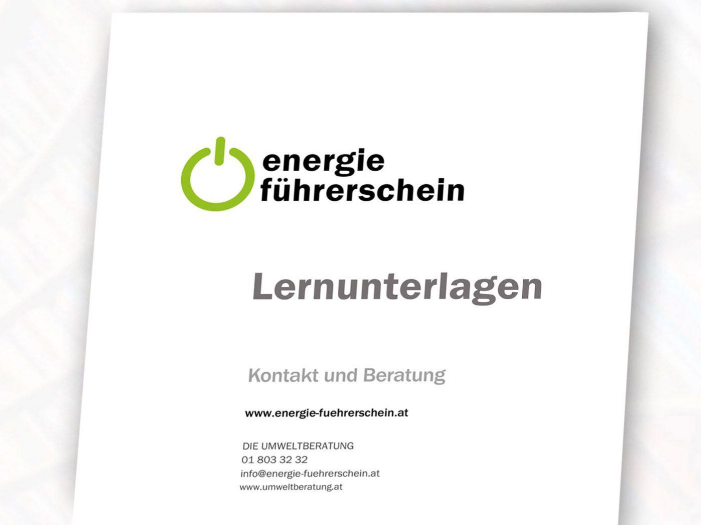 energie-fuererschein Lernunterlagen
