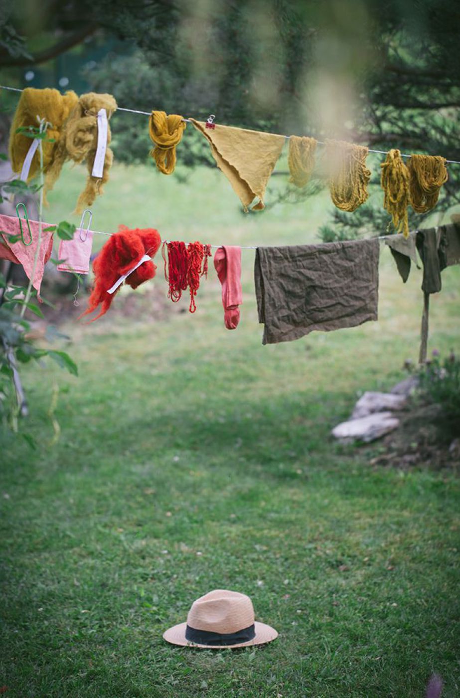 Bunte Farbexperimente