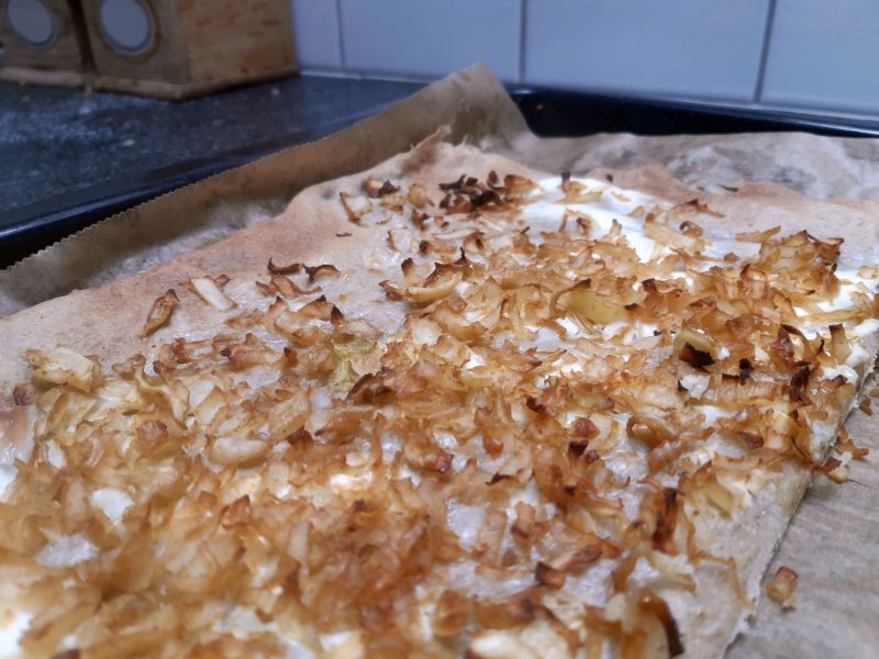 Backblech mit Gericht