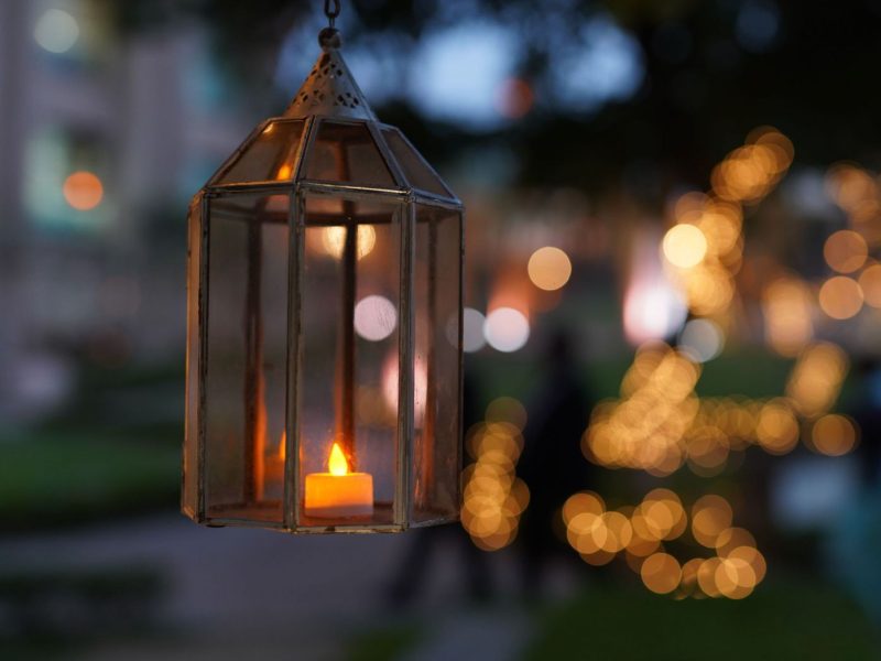 Natürliches Licht im Garten