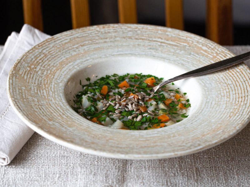 Getreidesuppe mit Buchweizen