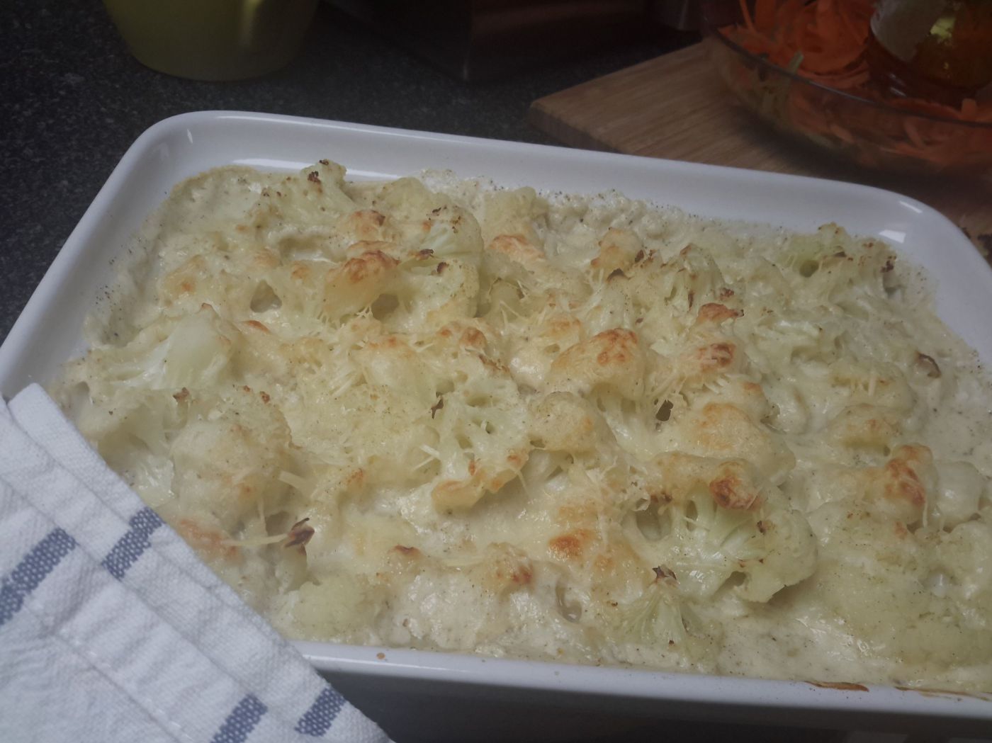 gratinierter Karfiol mit Käsesauce