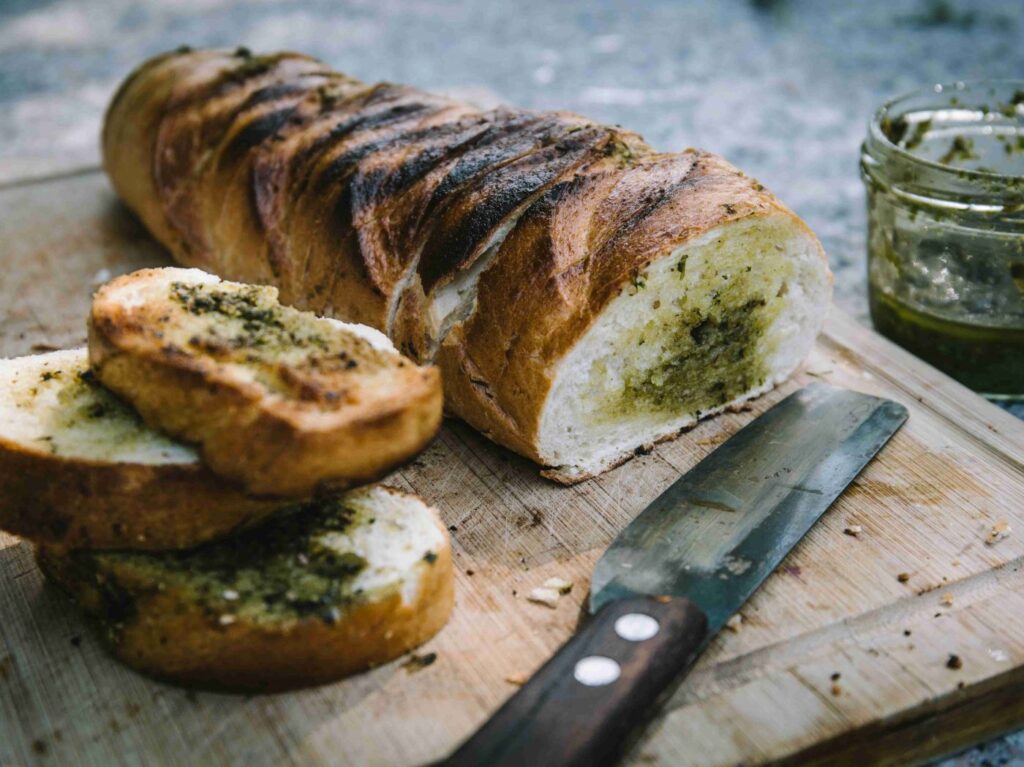 Baguette mit Kräuteröl