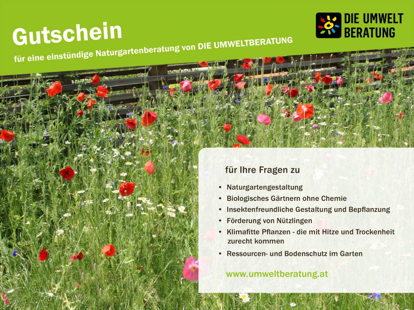 Gutschein Naturgartenberatung