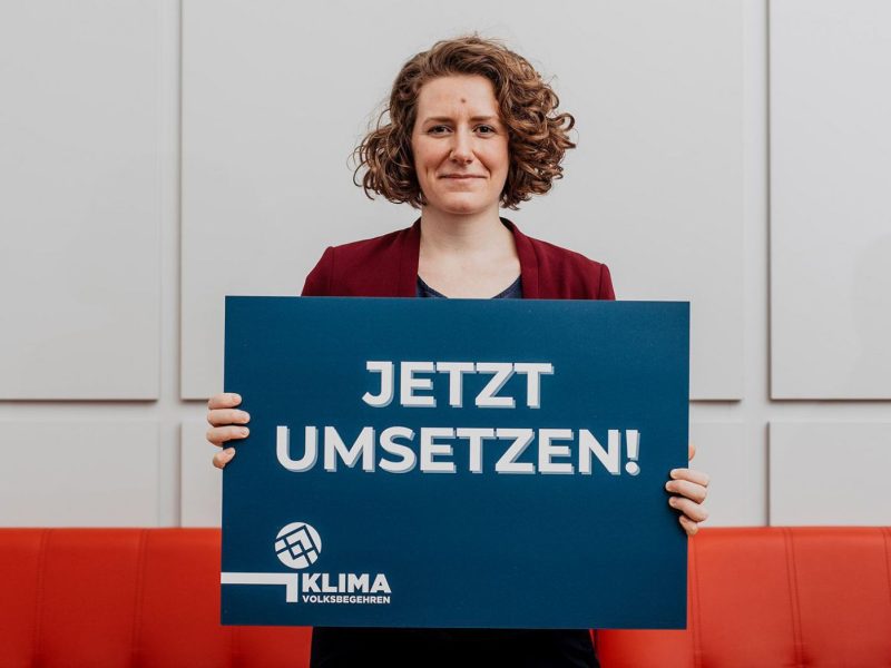 Katharina Rogenhofer, Sprecherin des Klimavolksbegehrens