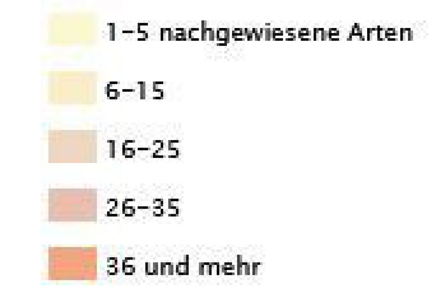 Legende zur Umweltgut-Karte
