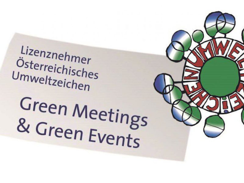 Umweltzeichen Green Meetings & Green Events