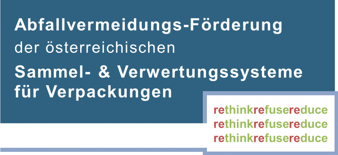 Logo der Abfallvermeidungs-Förderung der österreichscihen Sammel- & Verwertungssysteme für Verpackungen