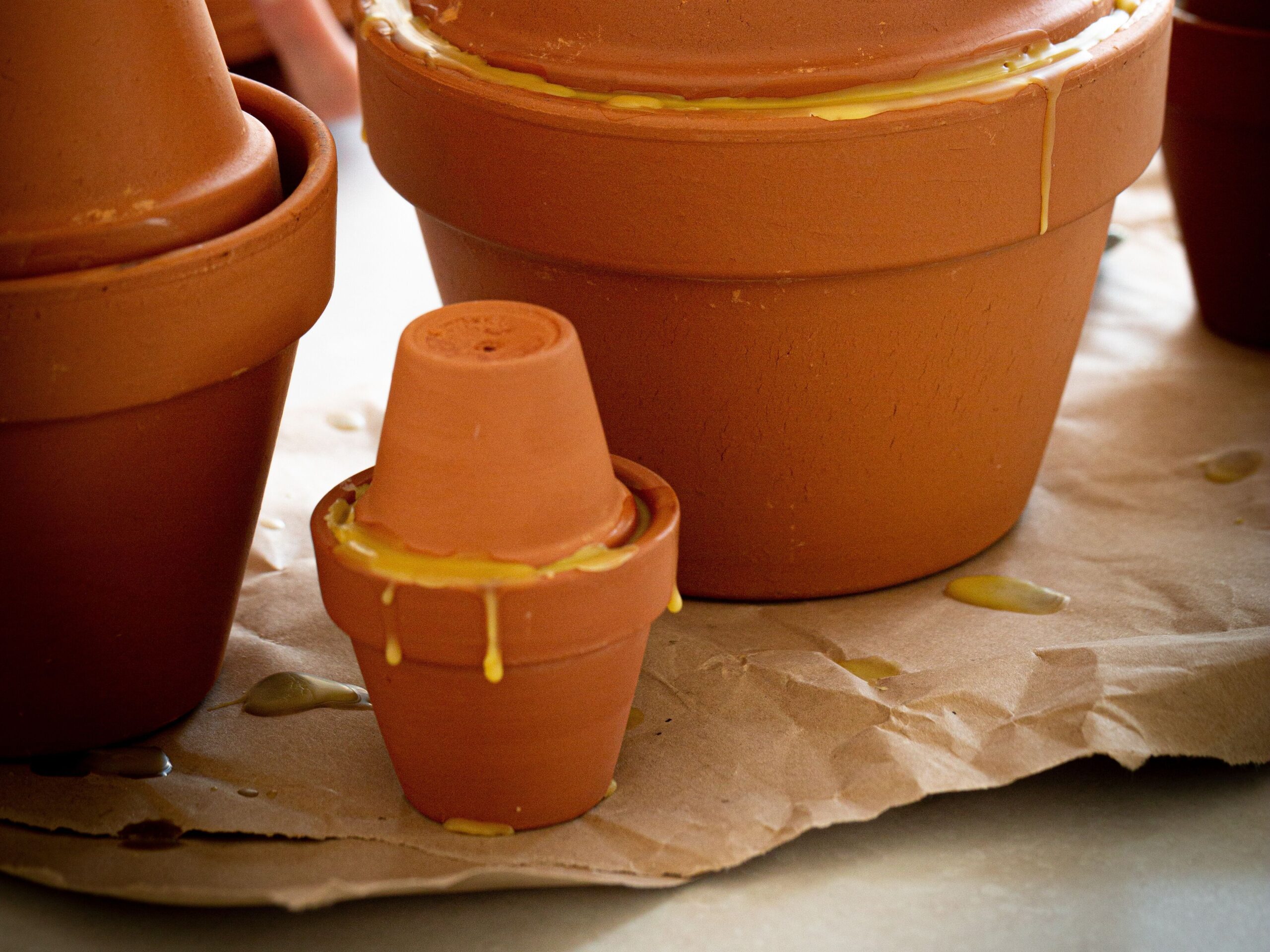 eine große und eine kleine Olla
