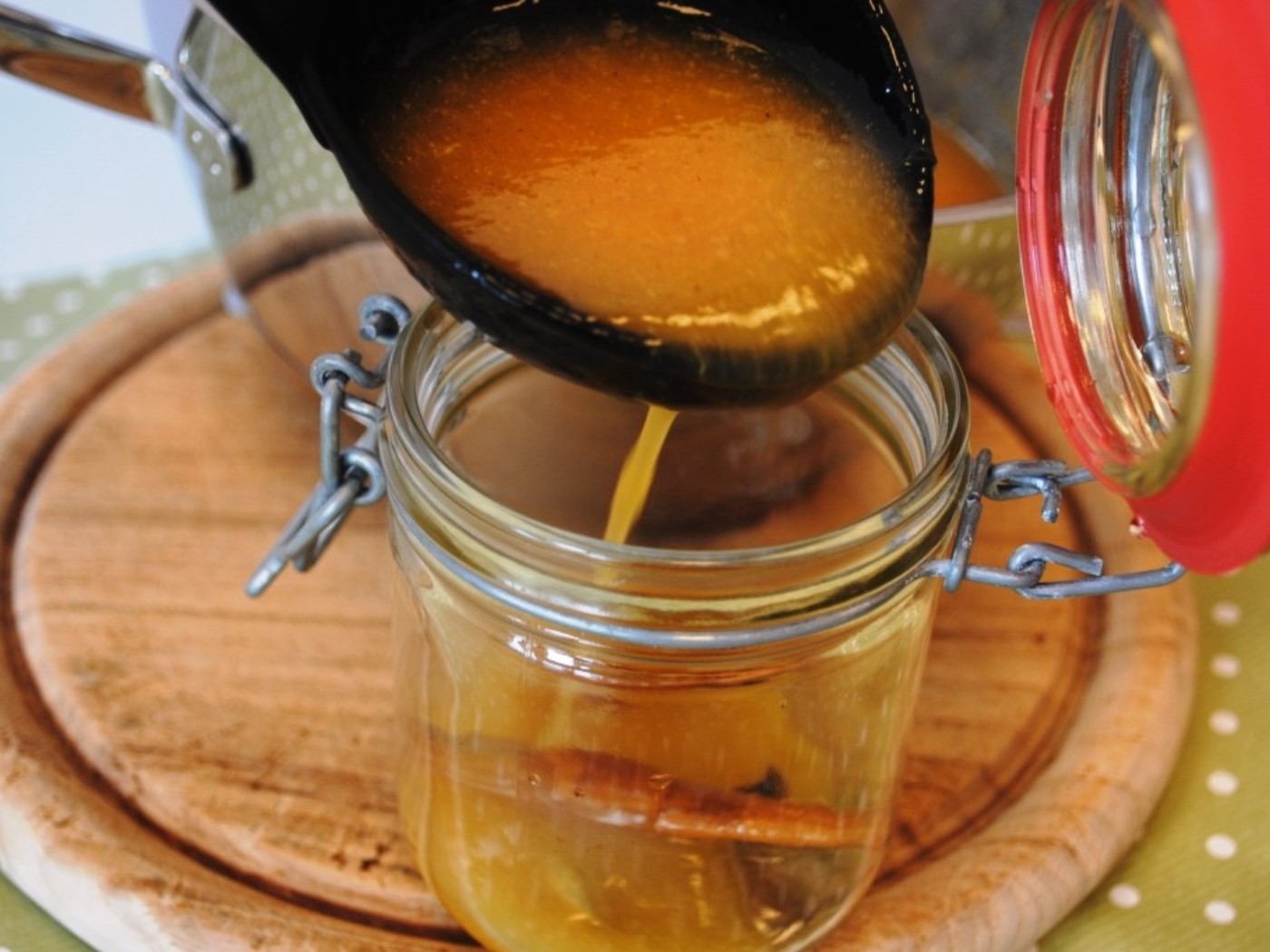 pfirsich-marmelade