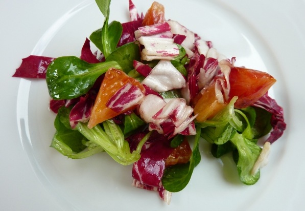 Radicchio-Orange-Vogerlsalat