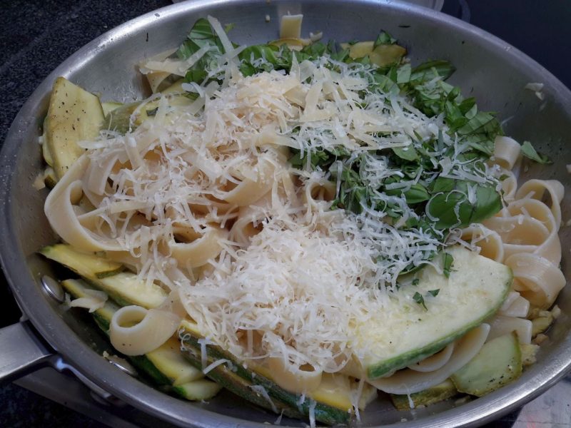 Tagliatelle mit Zucchini