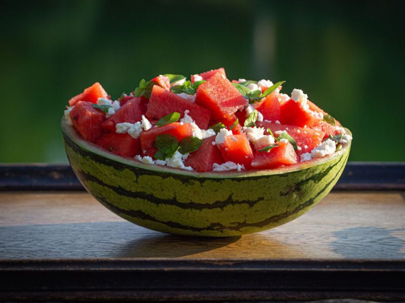 Wasssermelonen-Salat